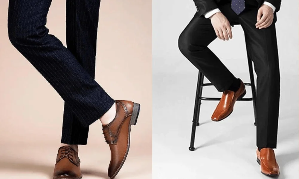 Brown Shoes for man - Color Shoes To Wear With Black Pants