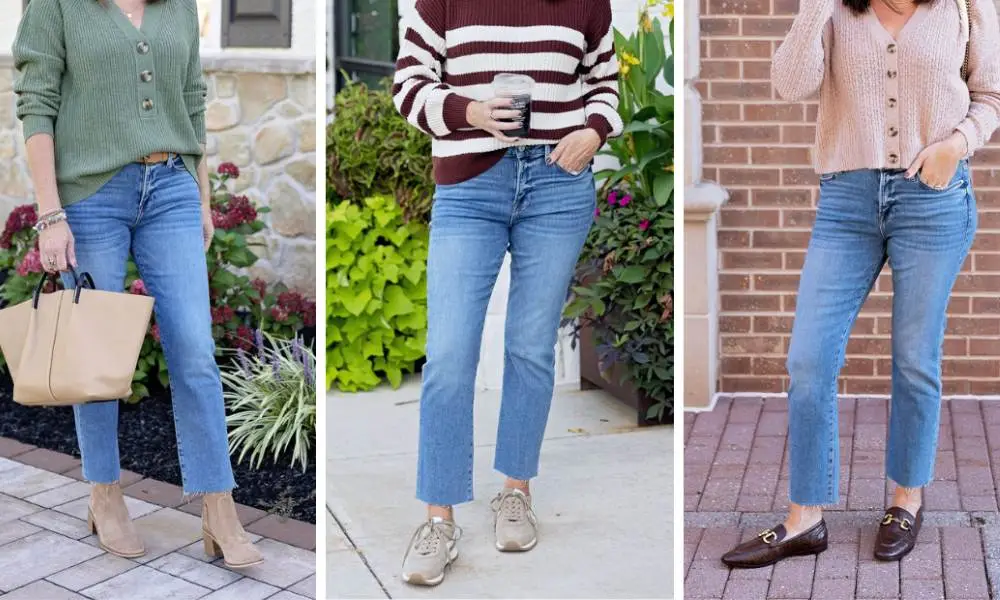 Cropped Straight Leg Jean shoes - What Shoes To Wear With Cropped Jeans