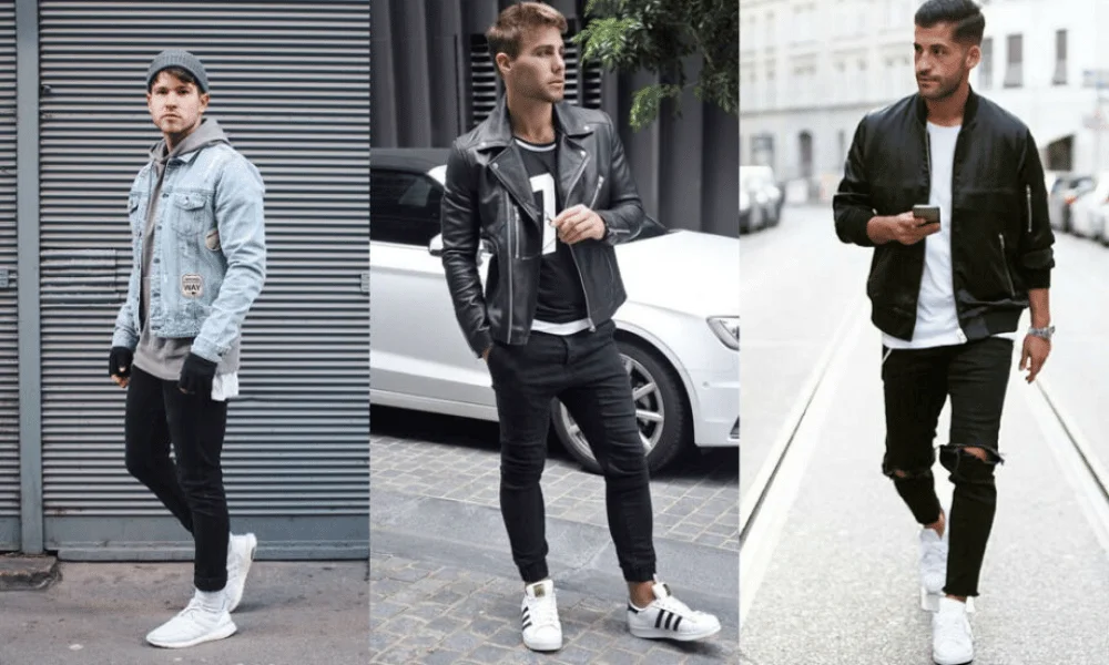 White Shoes for man - Color Shoes To Wear With Black Pants