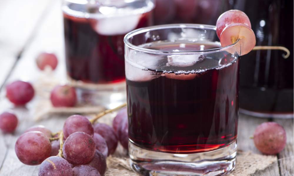 Grape juice - Fruit Juices for Skin Whitening and Lightening