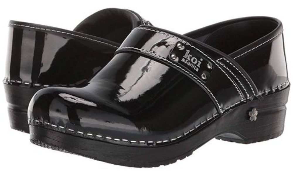 Sanita Lindsey Patent Leather Clogs - Shoes Like Dansko